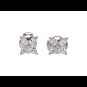 ONLY ONE MORE DAY Tiffany and Co. Authentic Diamond Earrings set in Platinum